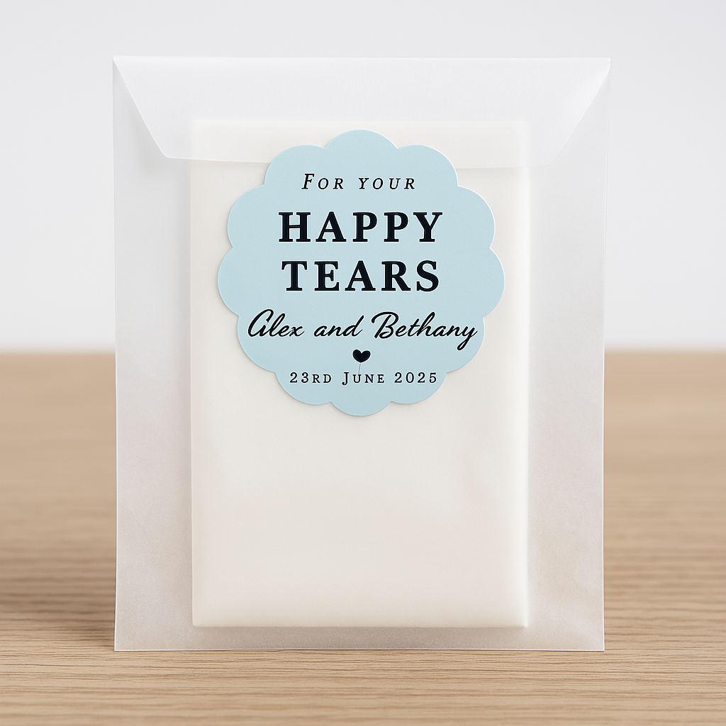 Biodegradable Wedding Confetti – Personalised Coloured Throw Bag