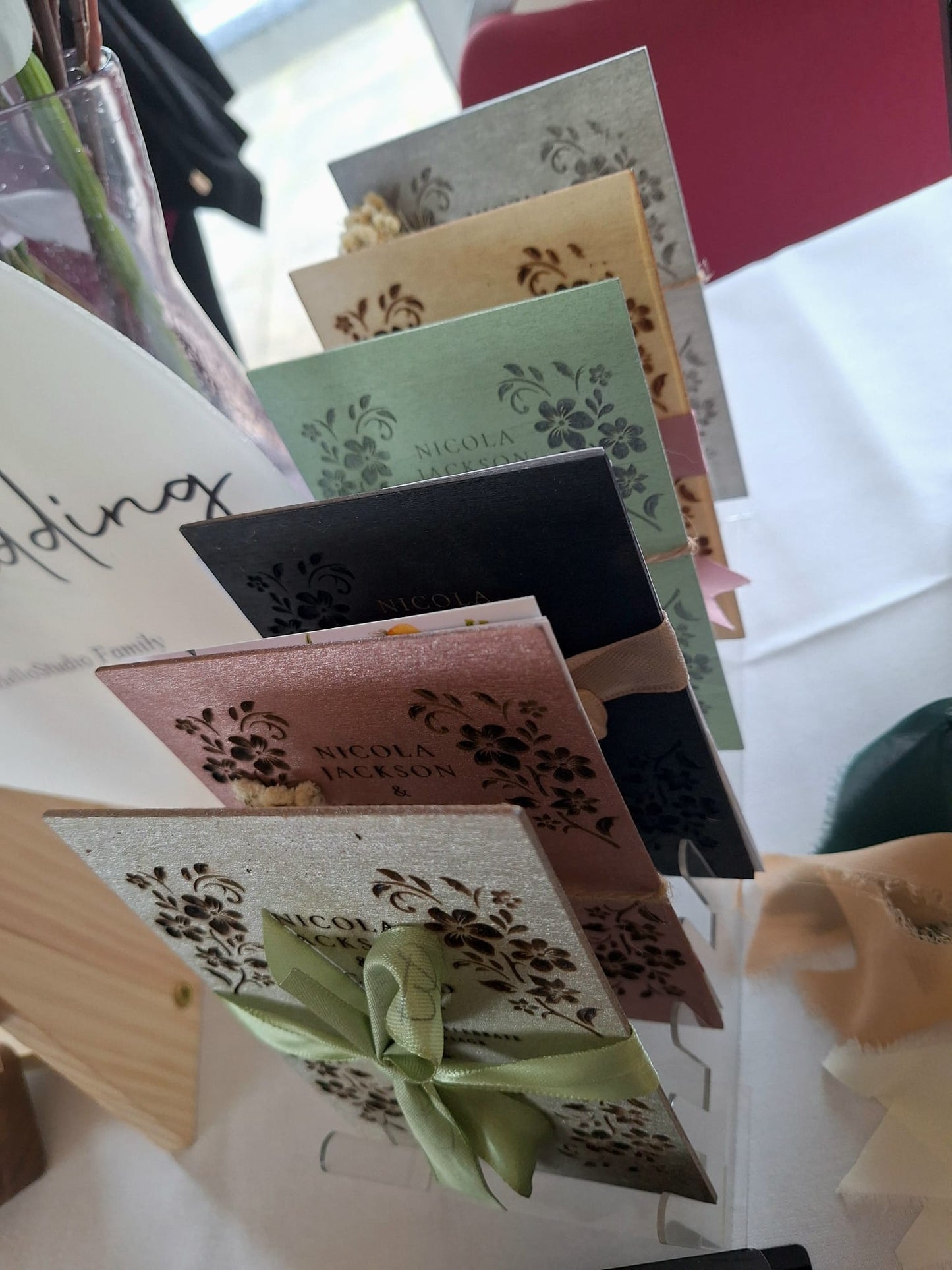 Personalised Wooden Wedding Invitation