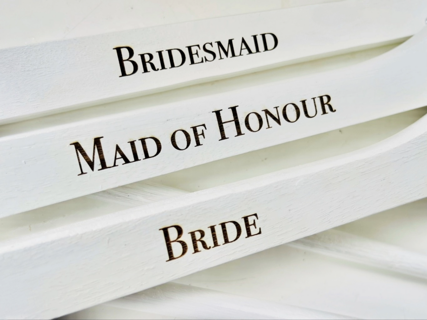 Personalised Wedding Hanger – Engraved Bridal Party Hanger