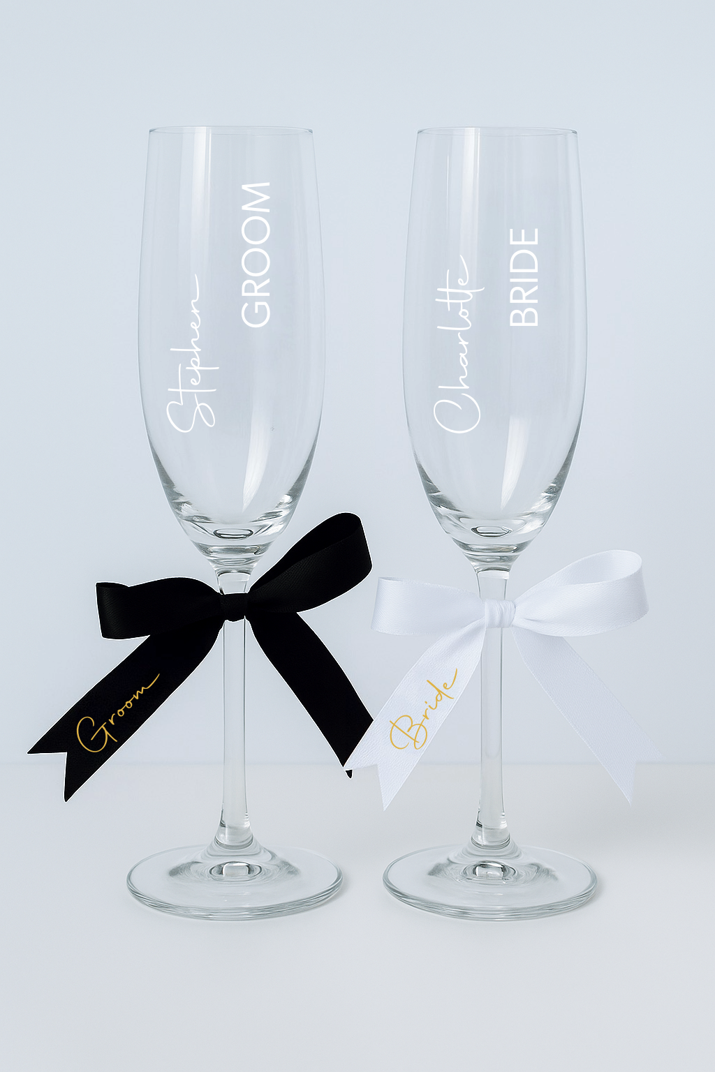 Personalized Champagne Flutes