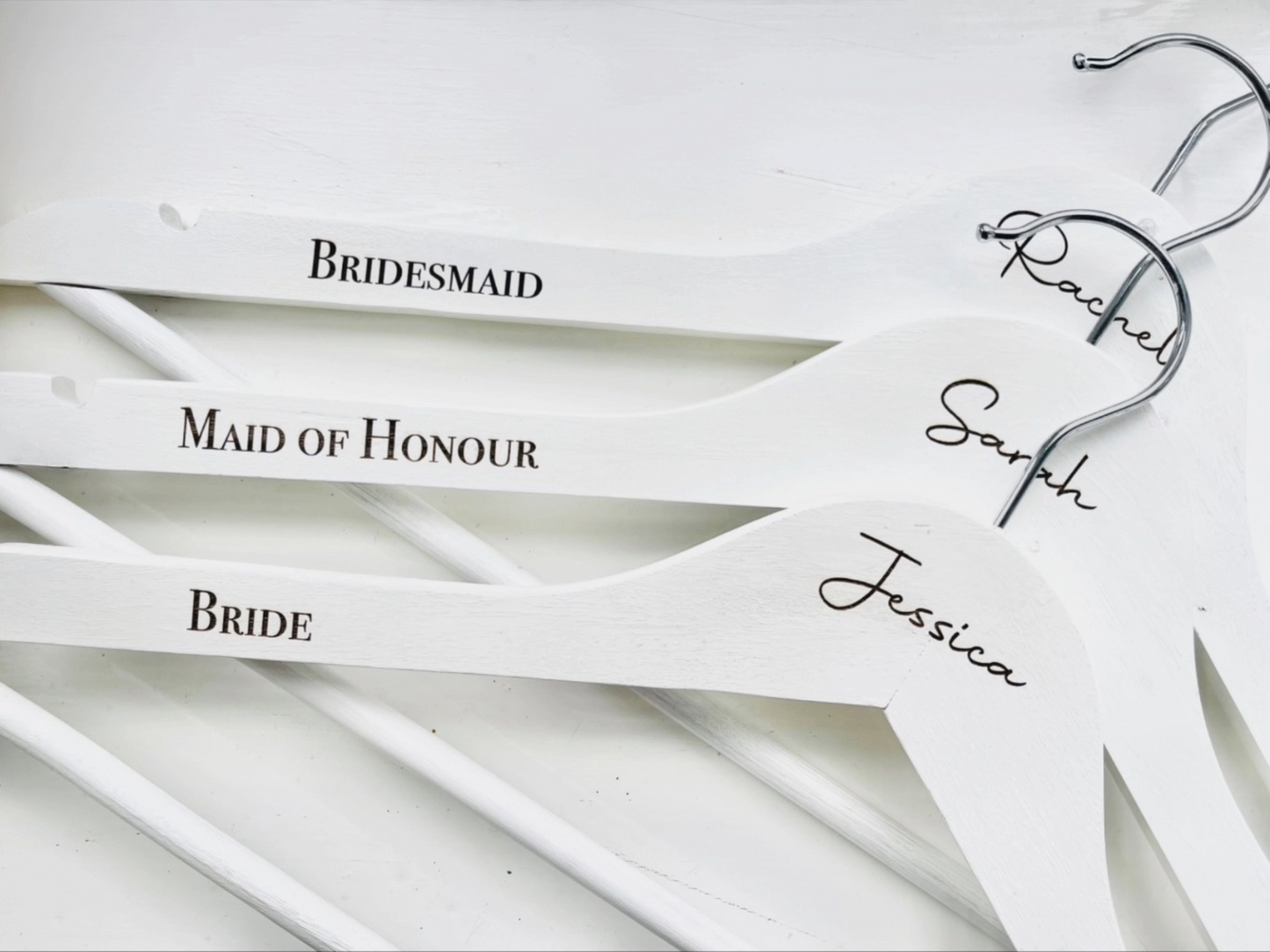 Personalised Wedding Hanger – Engraved Bridal Party Hanger