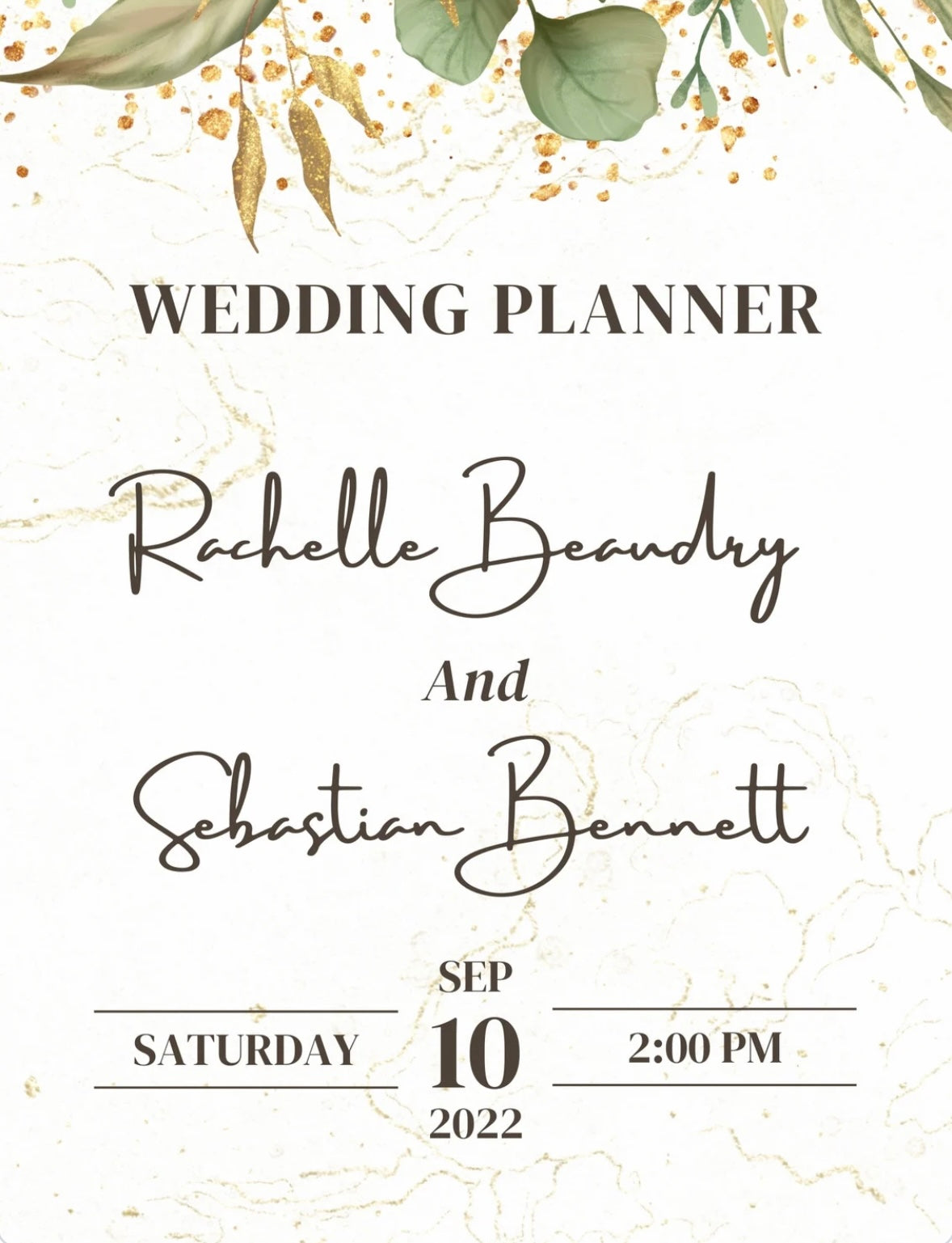Wedding program (F)