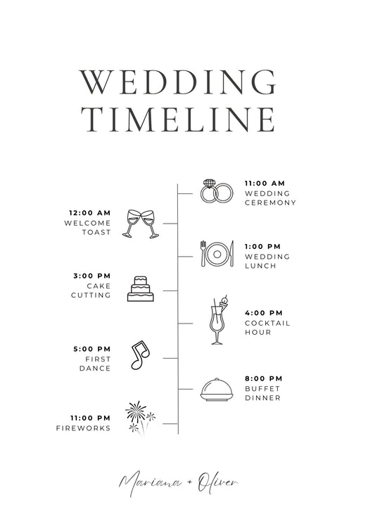 Wedding program (B)