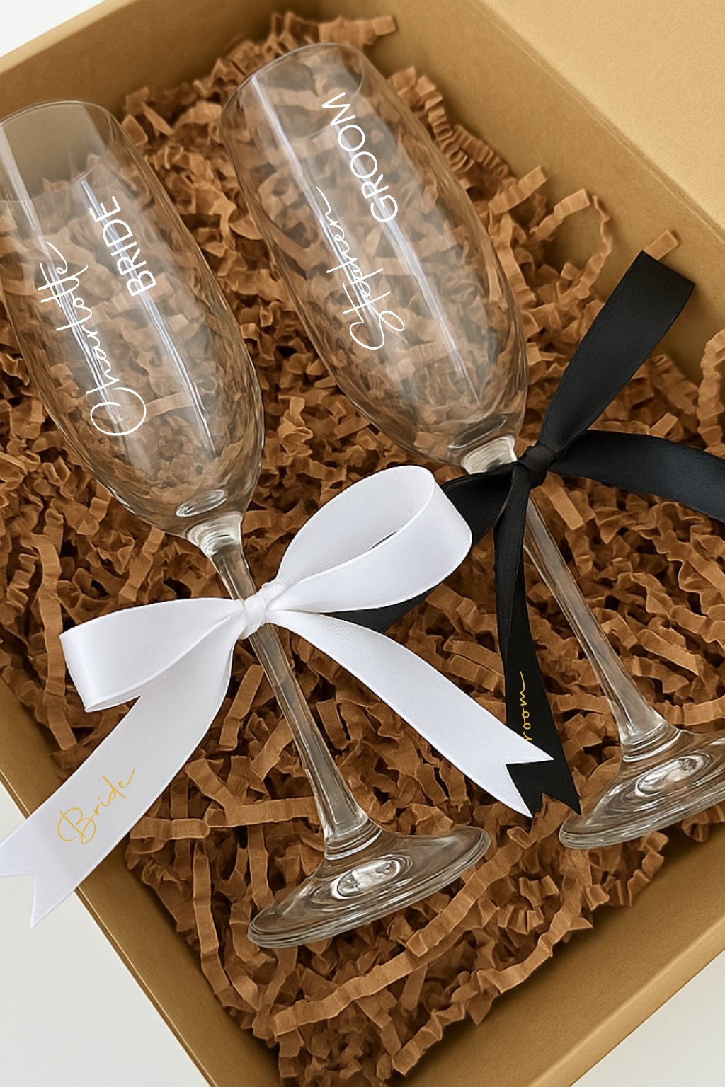 Personalized Champagne Flutes