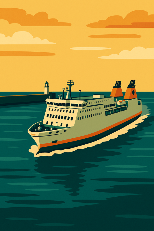 Holyhead Breakwater Print