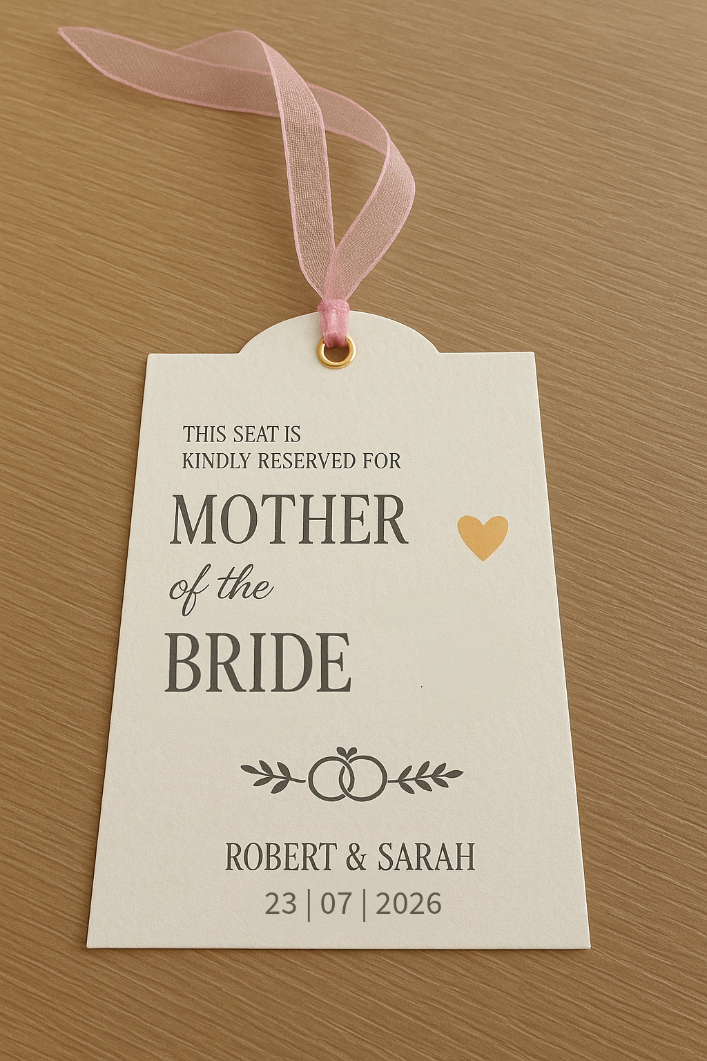 Reserved Seat Tag