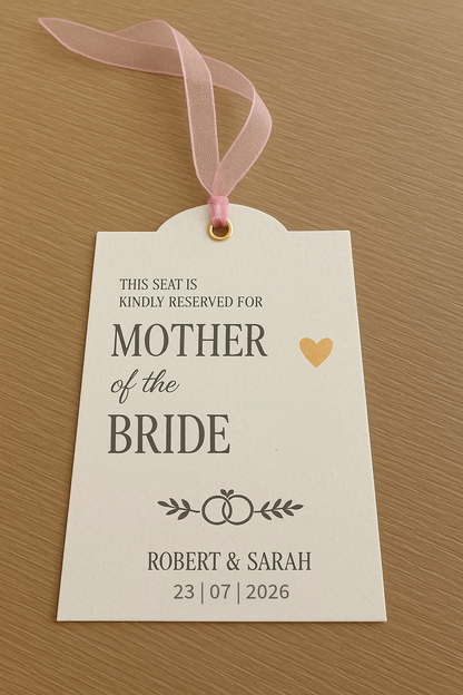 Reserved Seat Tag