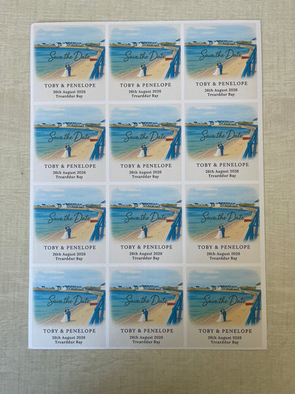 Anglesey-inspired Save the Dates 💌