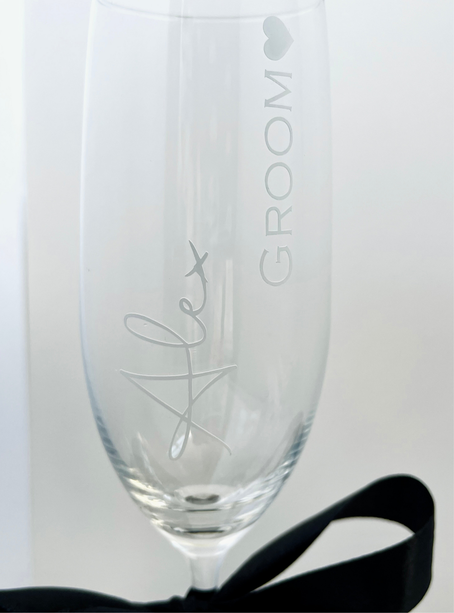 Personalized Champagne Flutes