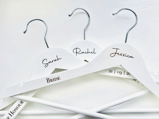 Personalised Wedding Hanger – Engraved Bridal Party Hanger