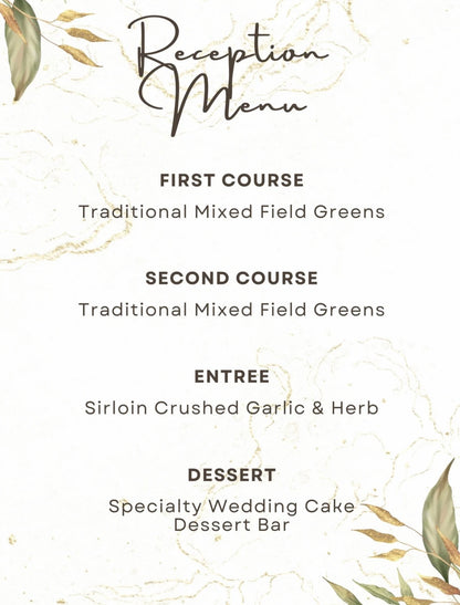 Wedding program (F)