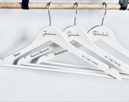 Personalised Wedding Hanger – Engraved Bridal Party Hanger