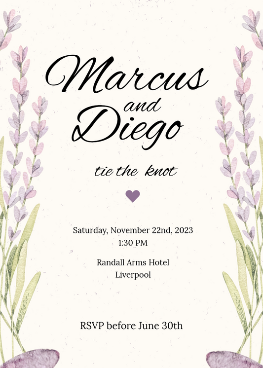 Bespoke Invitation (B)