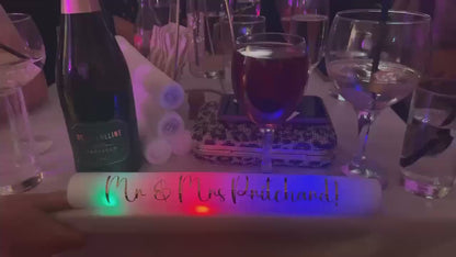Personalised Wedding Foam Glow Sticks – “Mr & Mrs [Name]