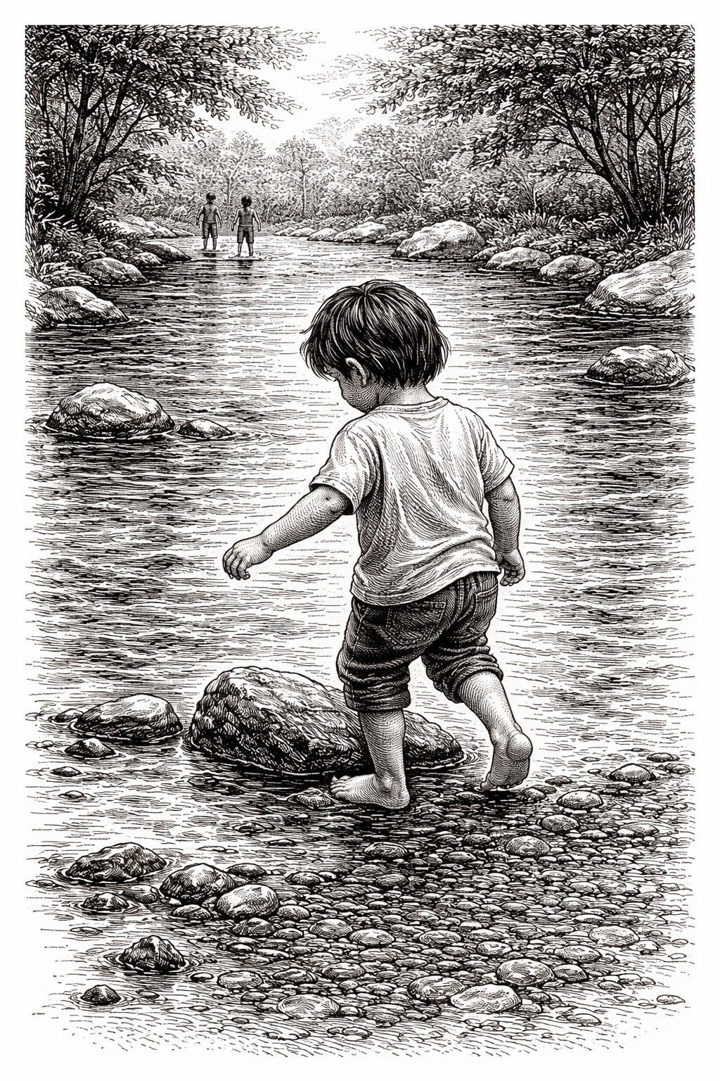 Fine Line Etching (People)